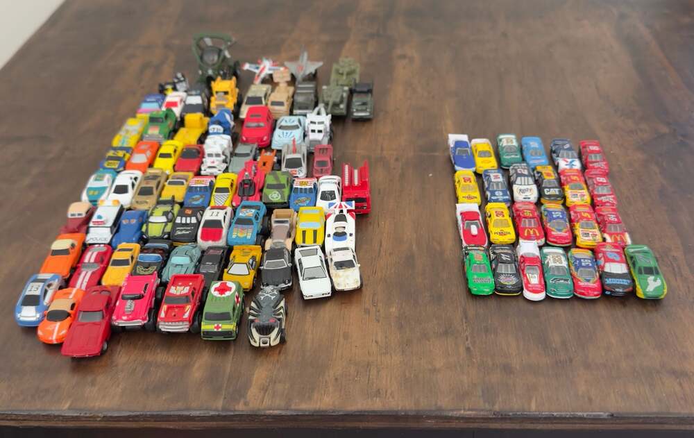 Lot of Vintage Diecast Cars and Micro Machines - Racing Champions - Hotwheels